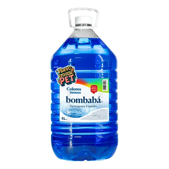 Detergente Liquido Para Ropa De Color 5 Litros Bombabá
