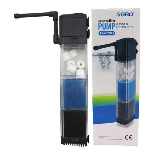 Filtro Interno Sobo Fg-1203 12w 880L/H 3 Cuerpos para Pecera y Acuario