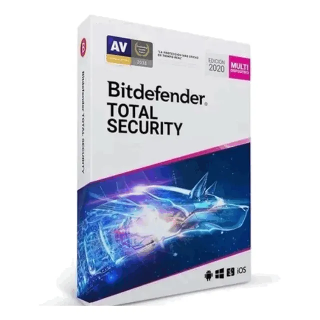 Antivirus Bitdefender Total Security 10 Dispositivos 1 Año