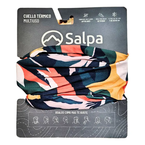 Cuello Multifuncion Salpa Microfibra Running Trekking Bici Color Dumi Diseño De La Tela Estampado Talle Único