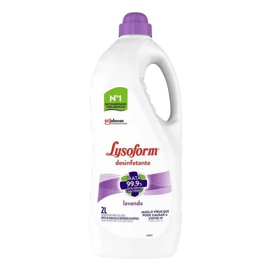 Desinfetante Líquido Lysoform Lavanda 2l