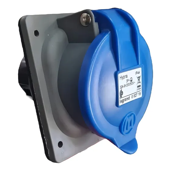 Toma De Empotrar Legrand 052719 3polos + Tierra, 32a 9h 250v Color Azul
