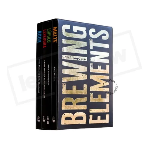 Box Brewing Elements, De John Mallet, John Palmer, Colin Kamisnki, Chris White, Jamil Zainasheff, Stan Hieronymus. Série Brewing Elements Editora Krater, Capa Mole Em Português