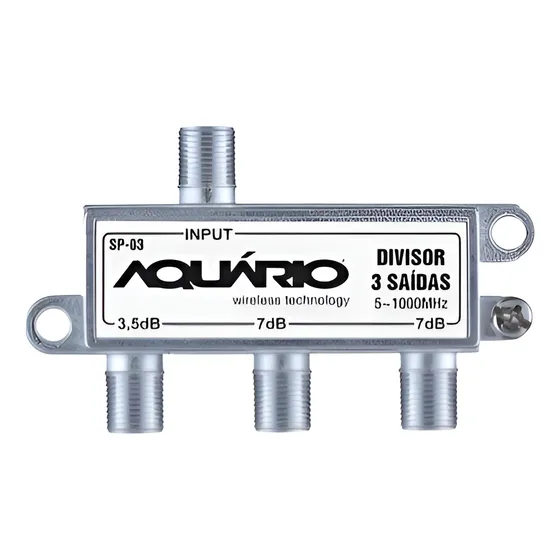 Divisor De Sinal Para Tv Com 3 Saídas, 5-1000mhz (splitter)