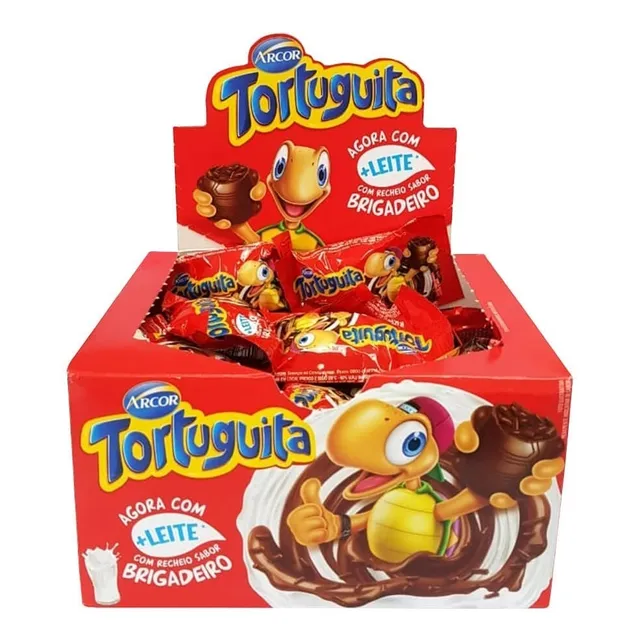 Display Tortuguita brigadeiro 24 unidades 15,5g cada