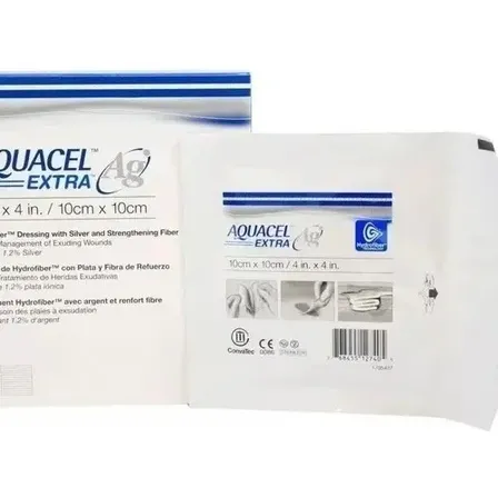 Aquacel Ag Extra Prata Convatec - Medida 10x10cm Com 1 Uni