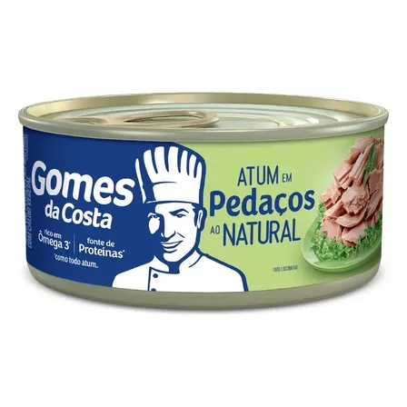 Atum Em Pedaços Ao Natural 170g Gomes da Costa