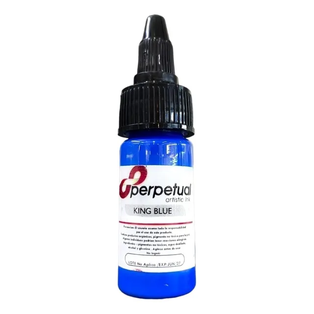 King Blue Perpetual 1/2 Onz Pigmento Para Tatuar