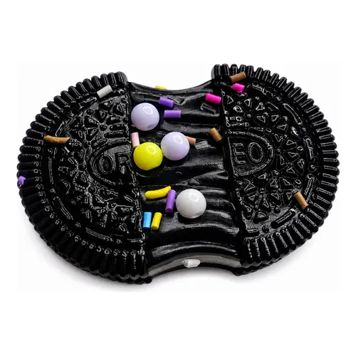 Pack De 4 Taba Squishy Oreo Con Perlas De Azúcar | Juguete Antiestrés Ultra Suave De TPR | Ideal Para Niños Y Adultos | Alivia La Ansiedad Y Relaja (Colores Pastel)