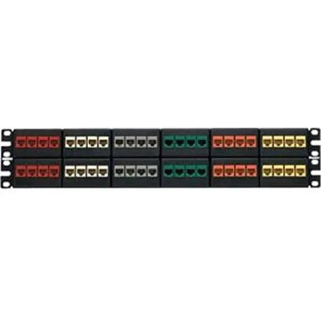 Panduit Nkfp48y - Panel De Conexión Modular Plano De 48 Pu.