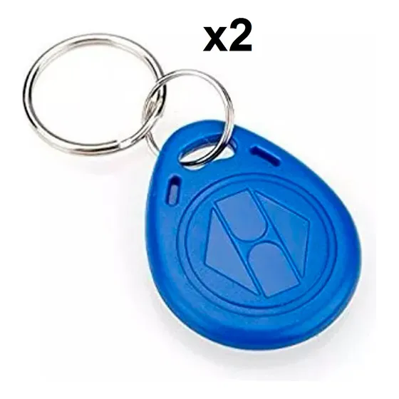 Llavero Proximidad 125 Khz 26 Bits Azul Precio X 2 Unidades