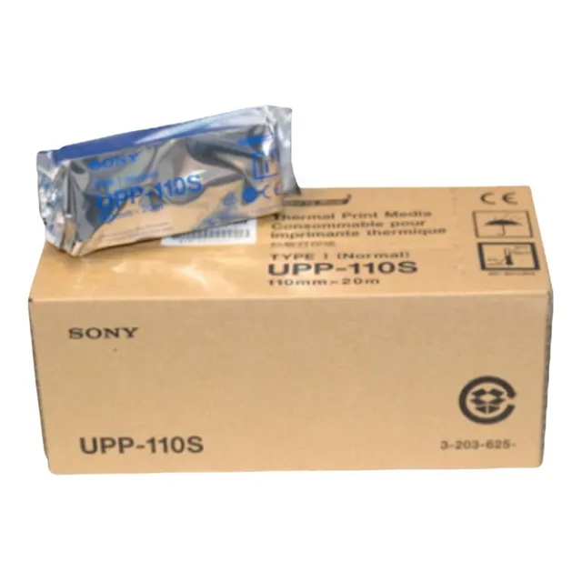 Papel Termico Ultrasonido Sony Upp-110s X10 Rollos Facturado