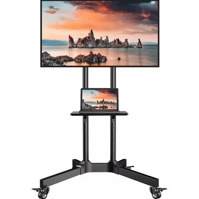 Soporte Pie Para Tv O Monitor Con Ruedas 30 A 75 Pulgadas