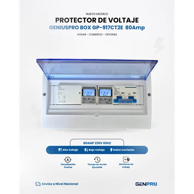 Protector Voltaje Integral  Hogar / Comercio  Sinotimer