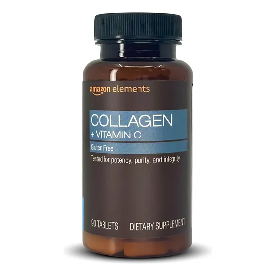 Amazón Elementos Peptidos Colágeno + Vitamina C, 2500 1br2b