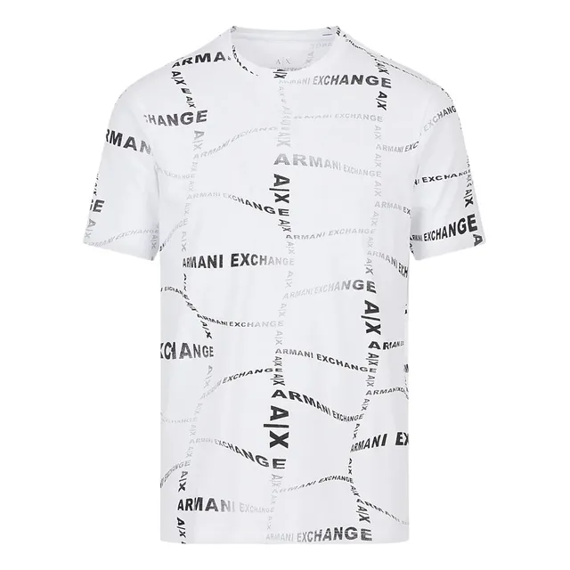 Playera Armani Exchange Ax Talla M Color Negra