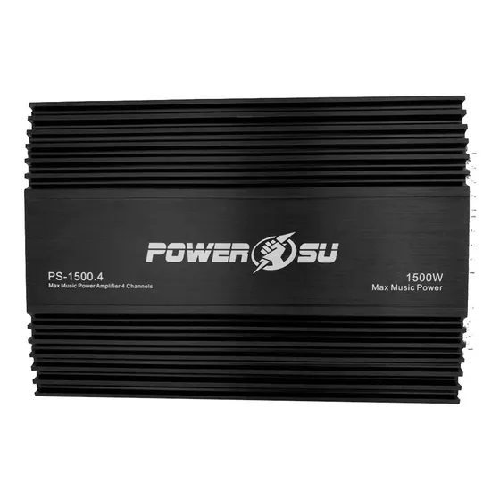 Amplificador Power Su Ps-1500.4 / 1500 Watts 4 Canales 