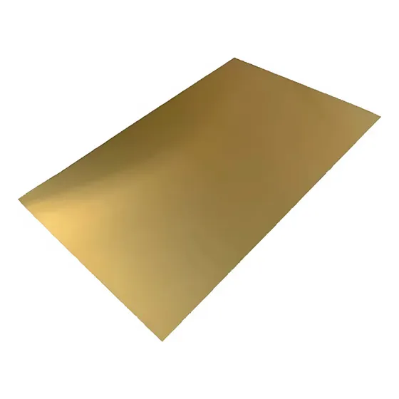 Lamina Placa Aluminio 30x21cm A4 Dorada Sublimar Sublimación