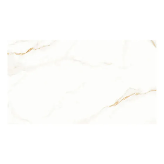 Ceramica Marmolado Blanco Veta Dorada 32x59cm Pared