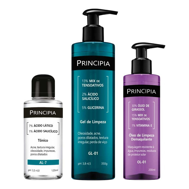 Principia Kit Trio Limpeza Avançada Demaquilante Principia Kit Trio Limpeza Avançada Demaquilante