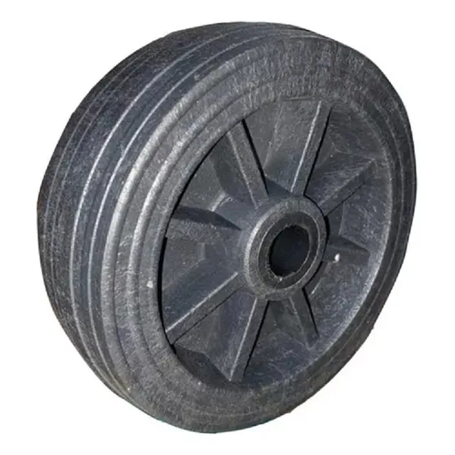 Rueda De Goma Pvc 150mm Maciza Carro Zorra Portabulto