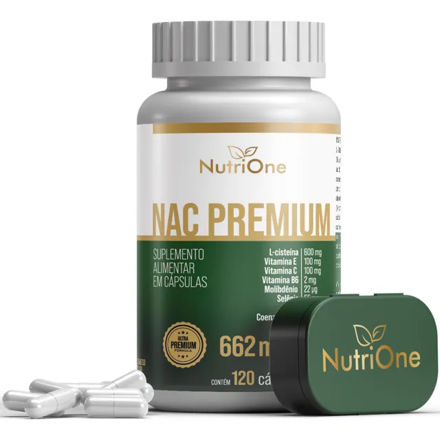 Nac 600mg Com Coenzima Q10 + 7 Ativos Essenciais - Nutrione