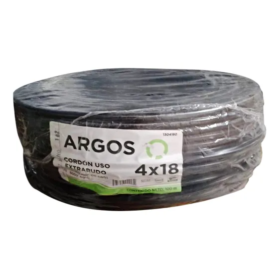 Argos Cable Uso Rudo 4x18 Awg 100m