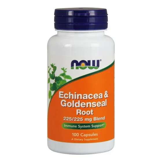 Supplement Now Foods Equinácea Y Raíz De Sello Dorado, 100 C