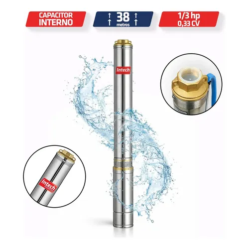 Bomba De Água Submersa Caneta Palito 1/3 Cv Lepono/Dongyin 3000lt
