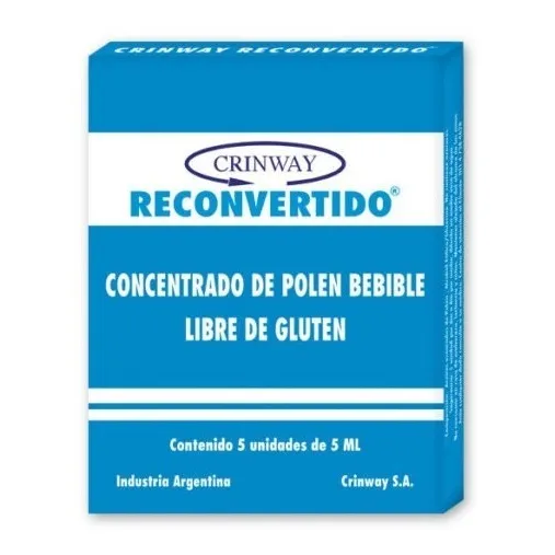 Polen Reconvertido Crinway 5 Cajas De 5 Unidades De 5ml C/u