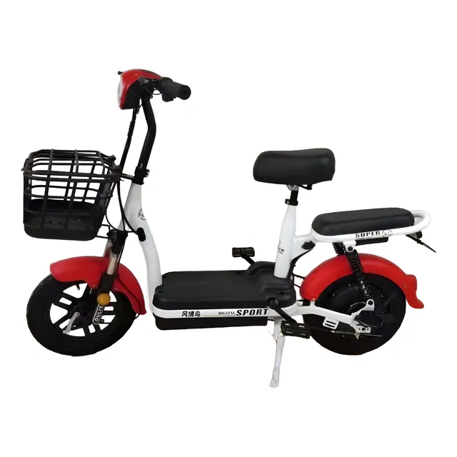 Bicicleta Eléctrica Genérica K-flow One: Innovación Y Estilo Rojo