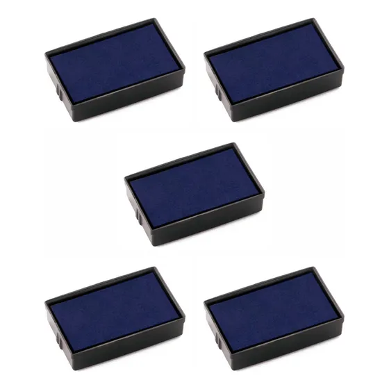 Kit 5 Refil Almofada Para Carimbos Automáticos - 14x38mm