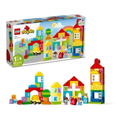 Kit De Construcción Lego Duplo Ciudad Alfabeto 10935 87 Pzas