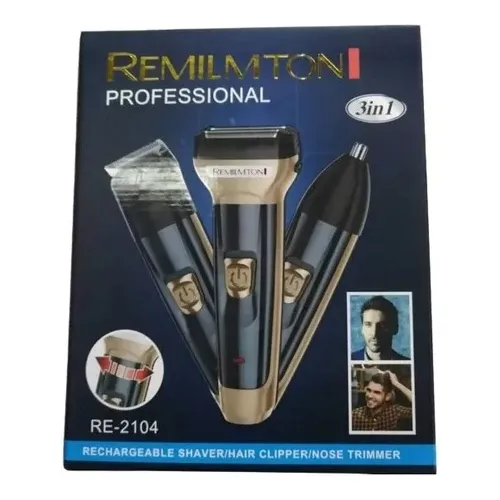 Máquina De Afeitar Remilmton Profesional 3 En 1 Re-2104