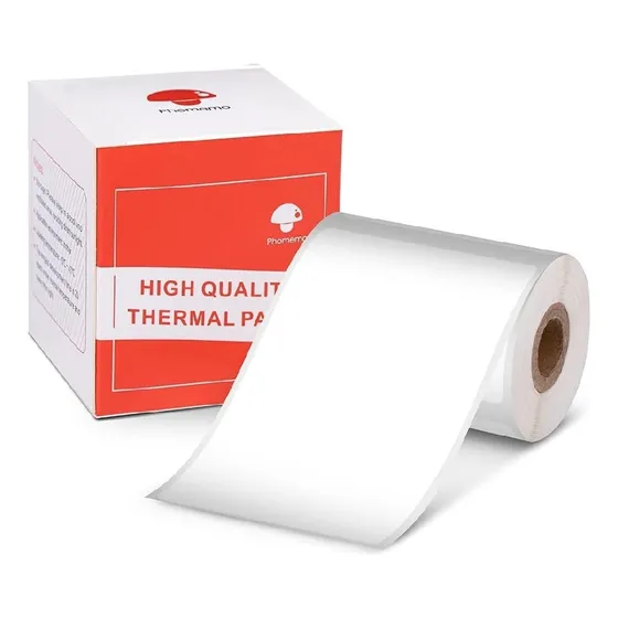Etiqueta Blanca Rectangular 50mm X 80mm Para M110 Buho Store