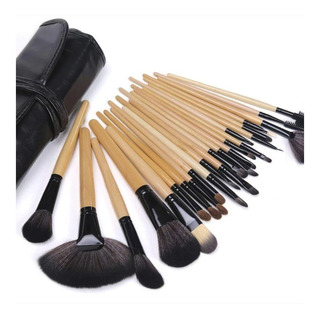 Kit 24 Brochas Profesionales De Maquillaje Con Estuche Kit 24 Brochas Profesionales De Maquillaje Con Estuche
