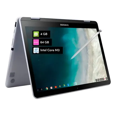 Notebook Chromebook 2 En 1 Samsung Intel Core 4gb 64gb 12.2' Gris.
