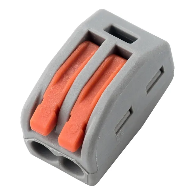 3 Borneras Empalme Rapido Presion 2 Vias 0.08 A 4mm