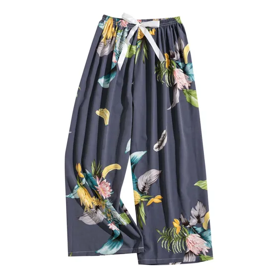 Calças Elásticas Femininas Macias, Cintura, Moda, Móveis Dom