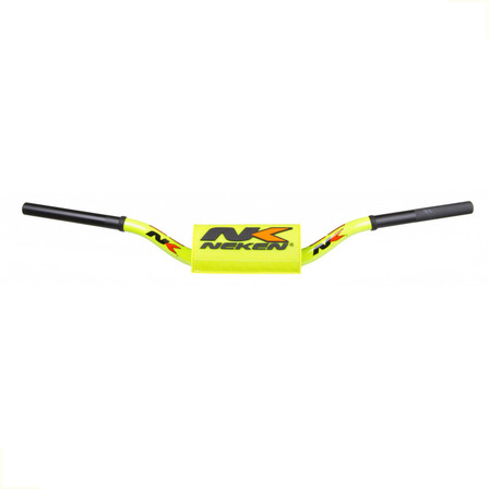 Manubrio Neken Motocross Fat Bar Neon Yellow Made In France Manubrio Neken Motocross Fat Bar Neon Yellow Made In France