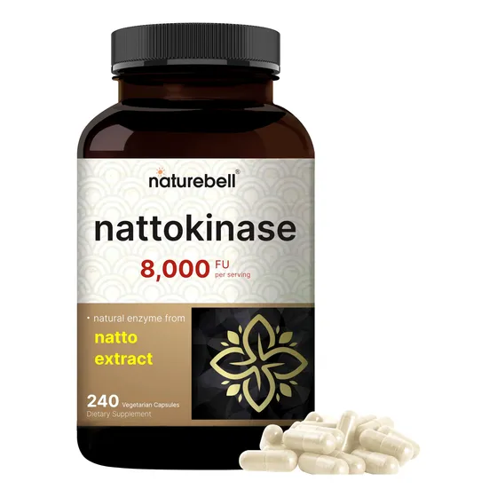 Suplemento Naturebell Nattokinase 8,000 Fu 240 Cápsulas