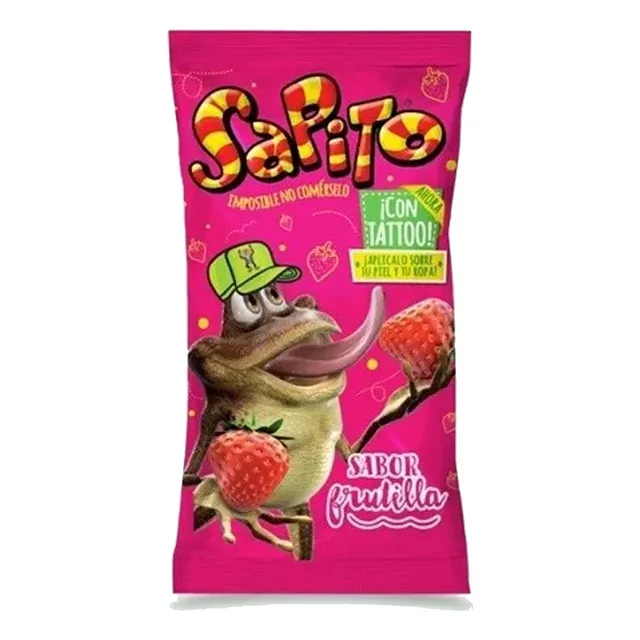 Sapito Frutilla Bocadito X 24un - Compañía De Golosinas