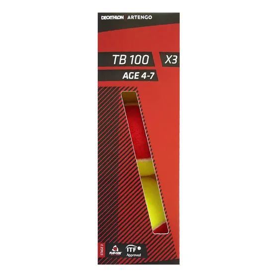 Bola De Tnis Tb100 3 Artengo