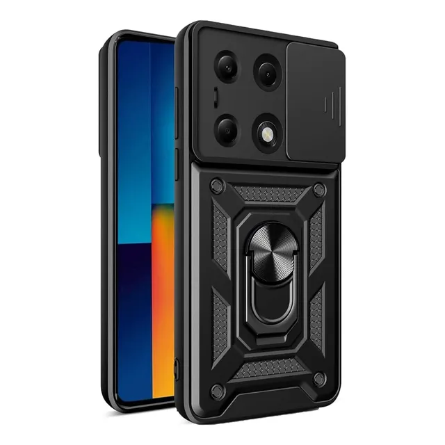 Funda Antigolpe Ring Soporte Para Xiaomi Poco X6 Pro (5g)