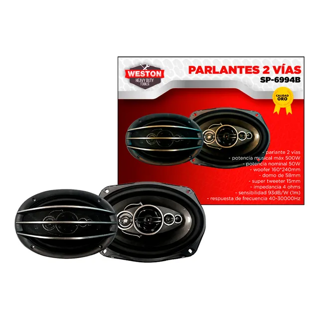 Parlantes 6x9' 2 Vias 300w - Cymaco