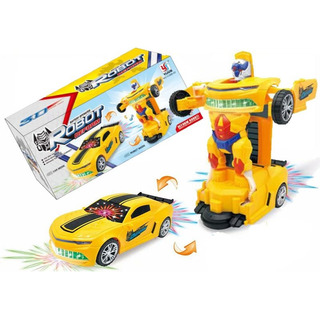 Auto Robot Transformers Con Luz, Sonido Y Movimiento Auto Robot Transformers Con Luz, Sonido Y Movimiento