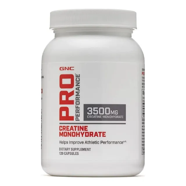 Monohidrato De Creatina 3500 Mg Gnc 120 ´cápsulas Sabor Neutro