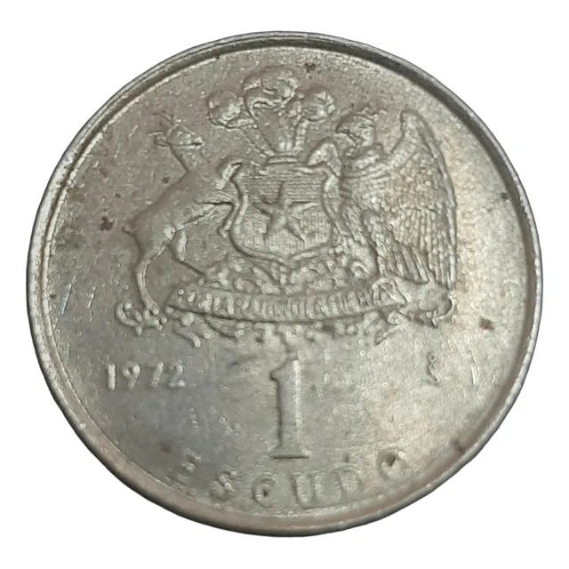 Moneda Chilena De 1 Escudo Año 1972