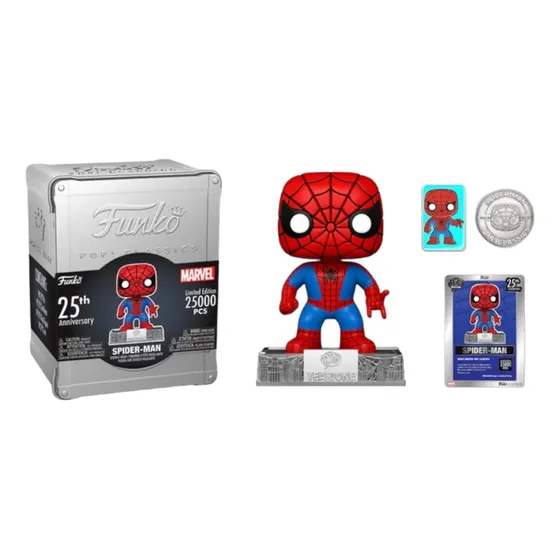 Pop! Classics Spider-man 03c Edición Funko 25 Aniversario