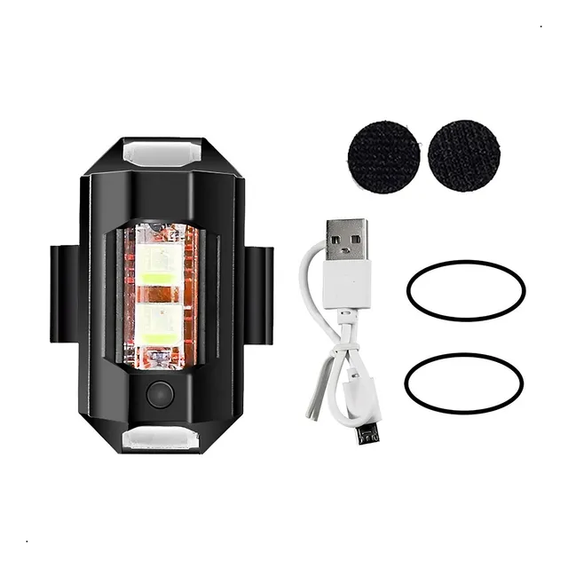 Luces Led Estroboscópicas  Inalámbricas 7 Colores Carga Usb Micro Usb Negro Blanco Rojo Verde Azul Amarillo Rosa Púrpura Azul Hielo